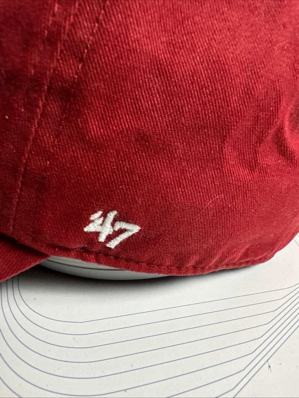 Embellished 'W' Red Baseball Cap Winter Classic 2011 Washington Capitals
